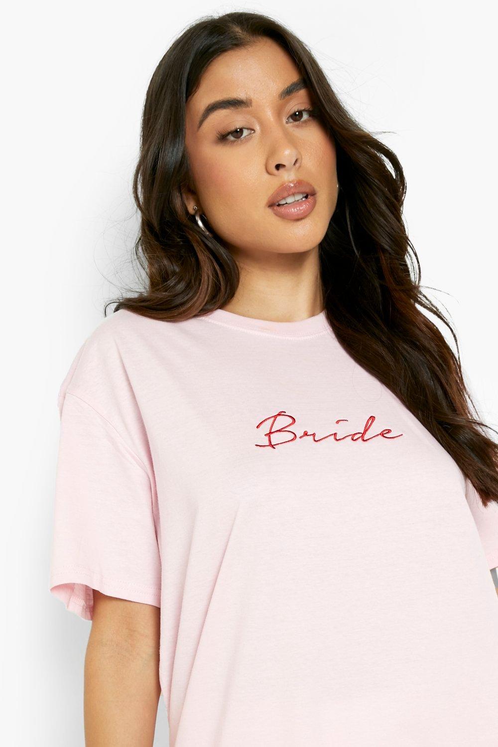 Bride t shop shirt boohoo